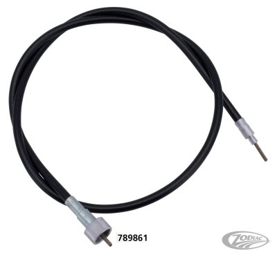 Black speedo cable assy L= 40" 16mm conn (DE)