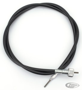 Black speedo cable assy L= 47" 16mm conn