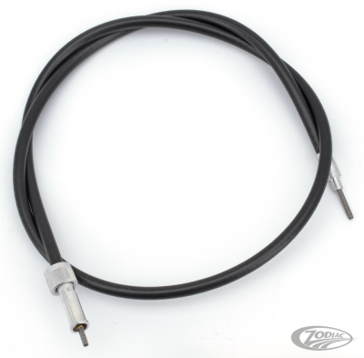 Black speedo cable assy L= 40" M12-1 nut (DE)
