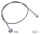 Metal speedo cable assy L= 36" 5/8-18nut (DE)
