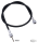 Black Tacho cable L=33" XL74-80 12mm nut