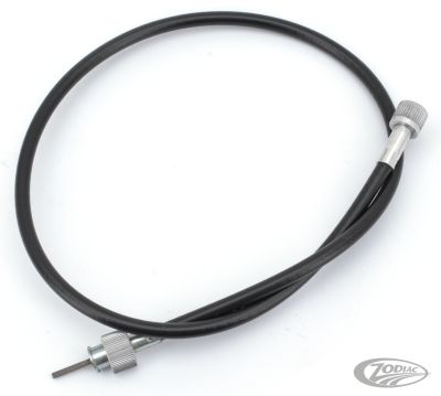 Black Tacho cable L=32" XL70-73 16mm nut