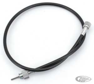 Black Tacho cable L=32" XL70-73 16mm nut (DE)