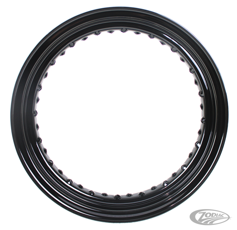 Gloss black DC rim 3.00x16" 40H 07-up (DE)