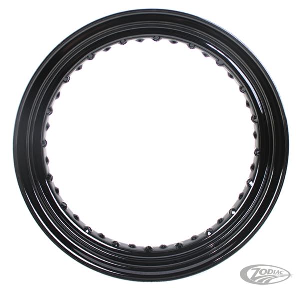 Gloss black DC rim 3.00x16" 40H 07-up (DE)