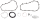 COMETIC clutch cover seal, molded rubber (DE)