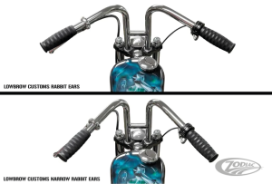 Rabbit 1" Handlebars Dimpled Chrome (DE)