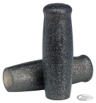 Lowbrow Classic Grips 1" Metal Flake Blk