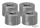 1-1/2" Bungs 5/16-18" Thread 4Pck (DE)