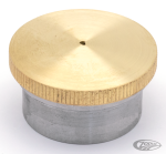 Knurled Brass Gas Cap Kit Vented