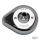 Chrome Stealth Teardrop A/C cover (DE)