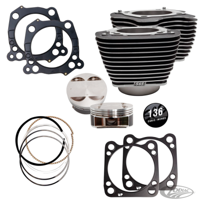 S&S 136CI cylinder kit ME17-UP Blk/highl