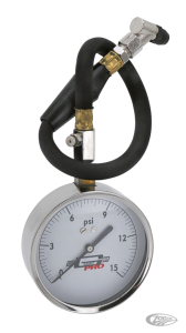 Accel Tire gauge 4" SS Pro 0-15lb (DE)