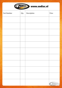 Zodiac note block DIN A6 (DE)