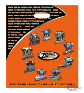 25pck Zodiac plastic shopping bags