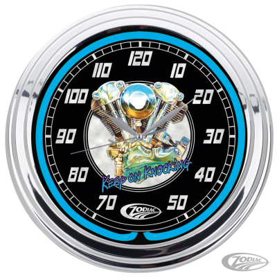 Zodiac "Knucklehead" Neon Clock 15" (DE)