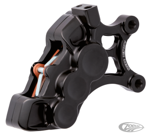 Black RHFR 6-piston caliper f/14" disc
