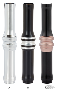 10-GAUGE PUSHROD COVERS TC99-17 CHROME