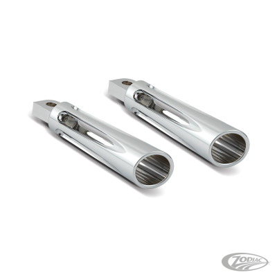 DEEP CUT FOOTPEGS, CHROME (DE)
