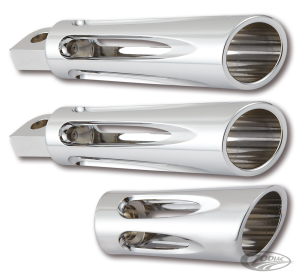 DEEP CUT FOOTPEGS, CHROME (DE)