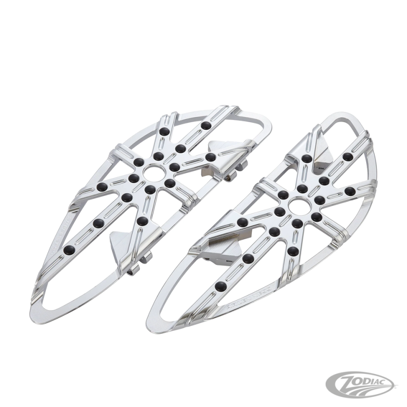 10-GAUGE DRIVER FLOORBOARDS CHROME (DE)