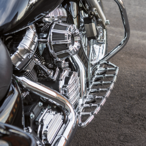 Ness MX Billet Floorboards - Chrome (DE)