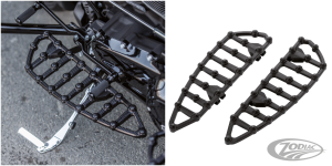 Ness MX Billet Floorboards - Black (DE)