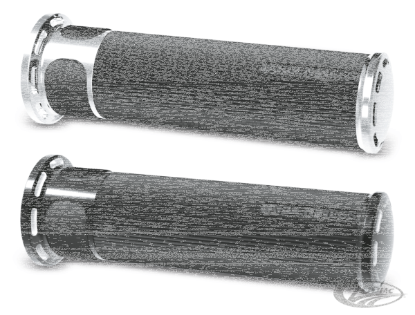 SLOT TRACK  GRIPS, H-D, CBL LONG, CHR (DE)
