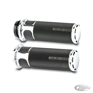 SLOT TRACK  GRIPS, H-D, CBL LONG, CHR