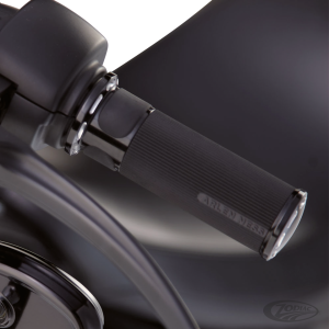 SLOT TRACK GRIPS, H-D, CBL LONG, BLK