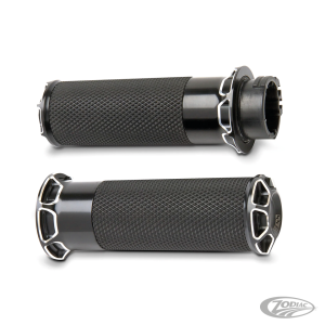 BEVELED FUSION GRIPS, CABLE, BLK (DE)