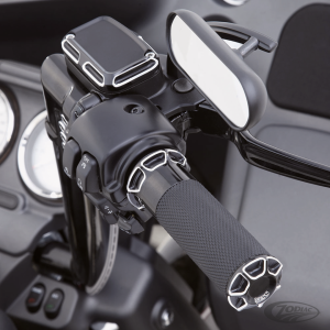 BEVELED FUSION GRIPS, CABLE, BLK (DE)