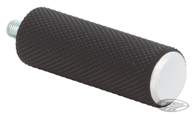 KNURLED RUBBER BRK/SHFT PEG, CHR (DE)