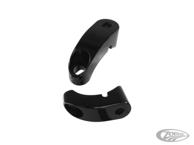 BLACK FR T/S MOUNTS 39MM FORKS