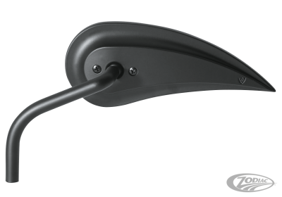 RAD-III TEARDROP MIRROR, BLK, LEFT (HD O