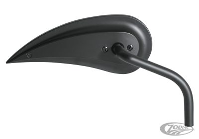 RAD-III TEARDROP MIRROR, BLK, RIGHT (HD