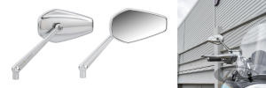 Ness mini stocker Chrome mirror Left (DE)