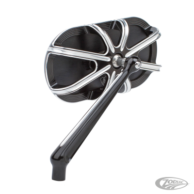 10-Gauge Caged series blk mirror left (DE)
