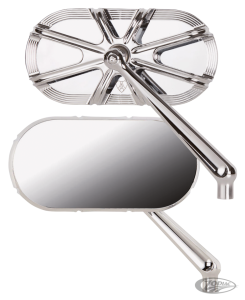 10-Gauge Caged series chr mirror left (DE)