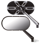 Deep cut Caged series blck mirror left