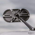 Deep cut Caged series blck mirror left