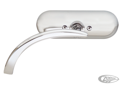 CHROME MINI OVAL MIRROR LEFT (DE)