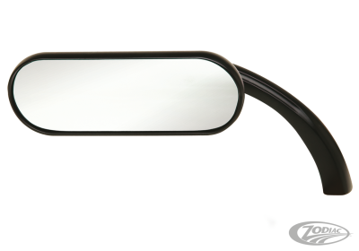BLACK MINI OVAL MIRROR LEFT (DE)