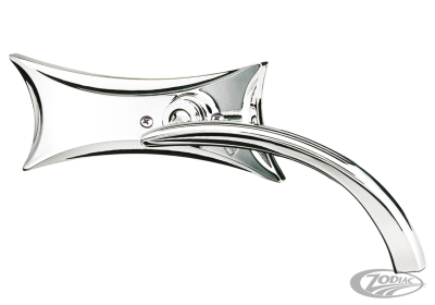CHROME FOUR POINT MIRROR RIGHT (DE)