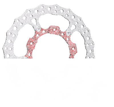 14" Billet Big Brake Rotor Right Red (DE)