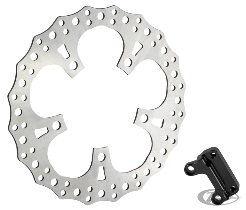 LH 13" Jagged Brake Rotor kit FLH/T14-UP (DE)