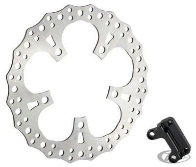 LH 13" Jagged Brake Rotor kit FLH/T14-UP (DE)