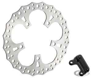 RH 13" Jagged Brake Rotor kit FLH/T14-UP