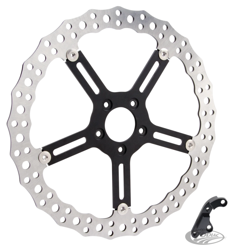 15" Jagged Brake Rotor Right 20-Up HUB (DE)
