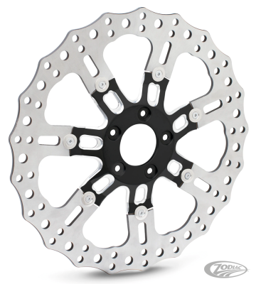 14" 7-Valve Brake Rotor, Black (DE)